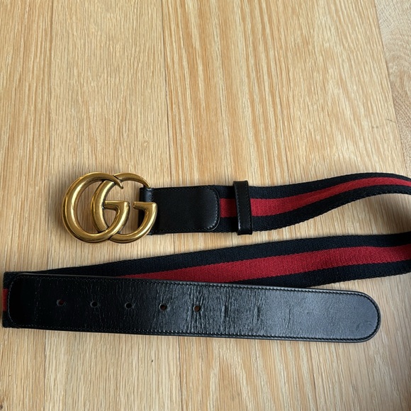 Gucci Web Accent Canvas Belt - Picture 5 of 8